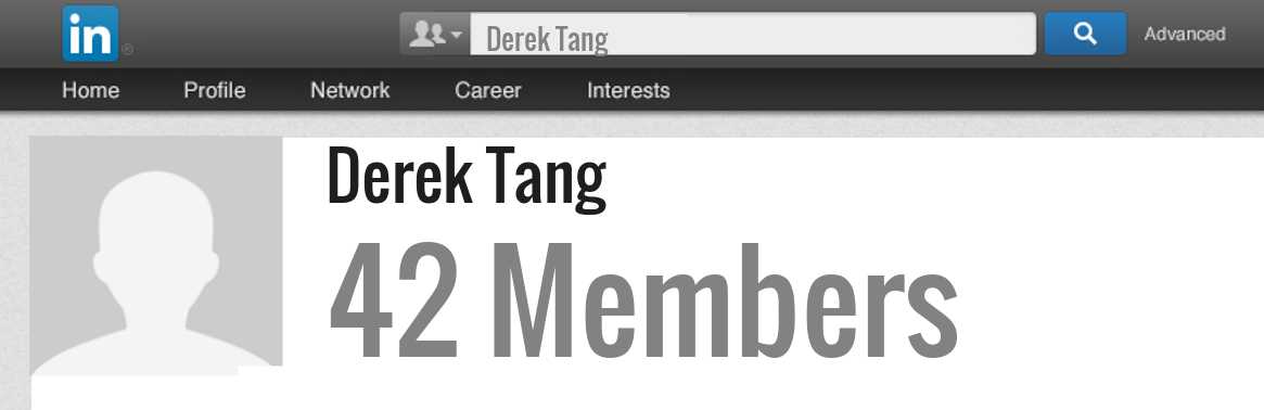 Derek Tang linkedin profile