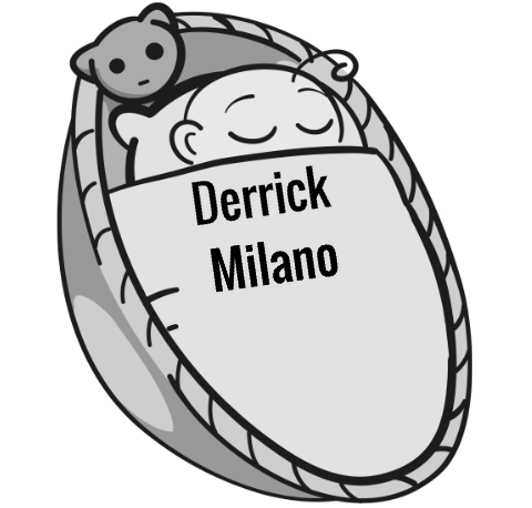 Derrick Milano sleeping baby