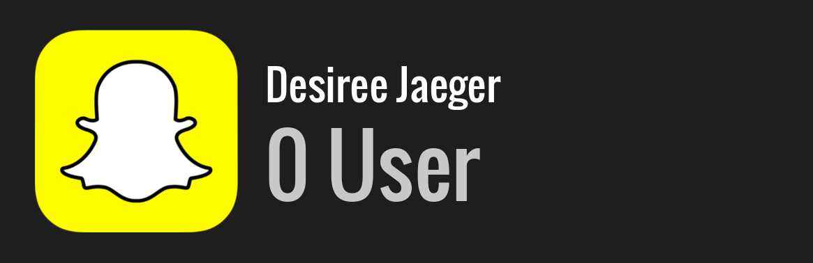 Desiree Jaeger snapchat