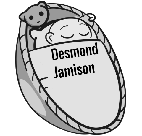 Desmond Jamison sleeping baby