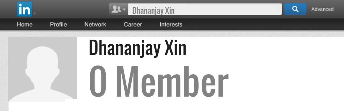 Dhananjay Xin linkedin profile