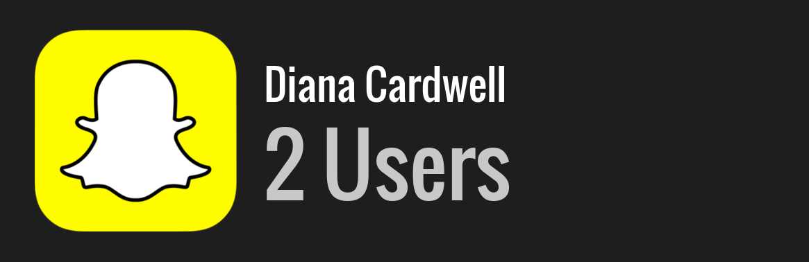 Diana Cardwell snapchat