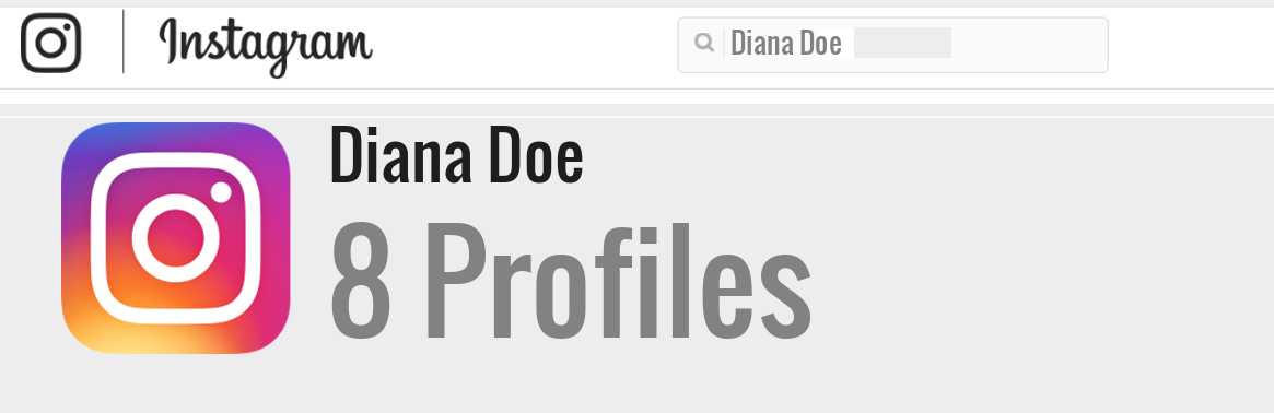 Diana Doe instagram account