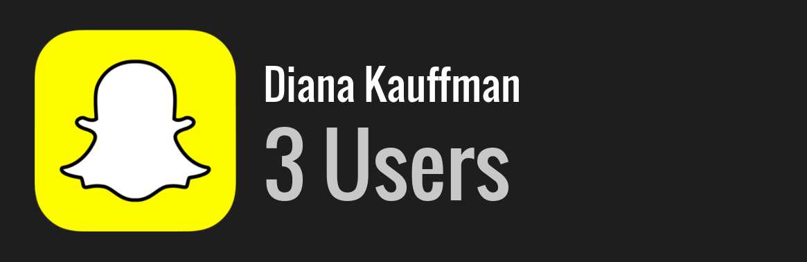 Diana Kauffman snapchat