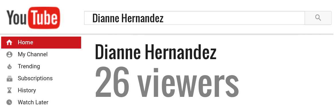 Dianne Hernandez youtube subscribers