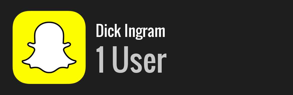 Dick Ingram snapchat