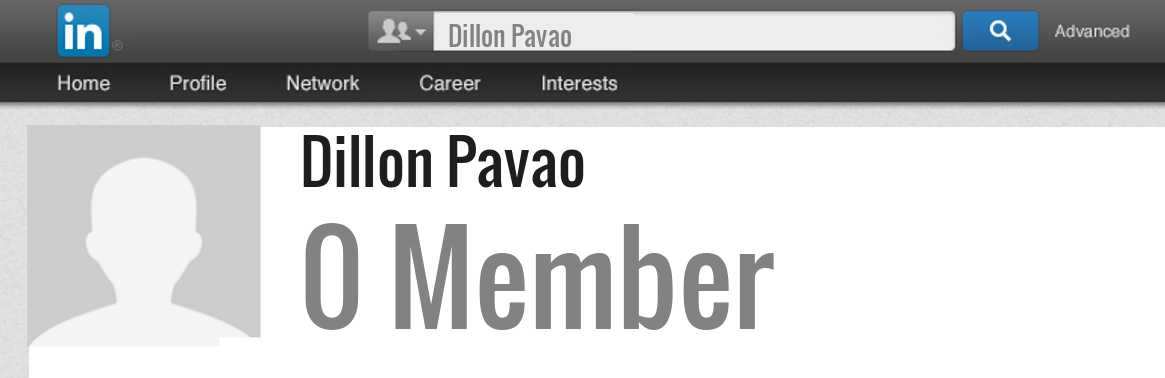 Dillon Pavao linkedin profile
