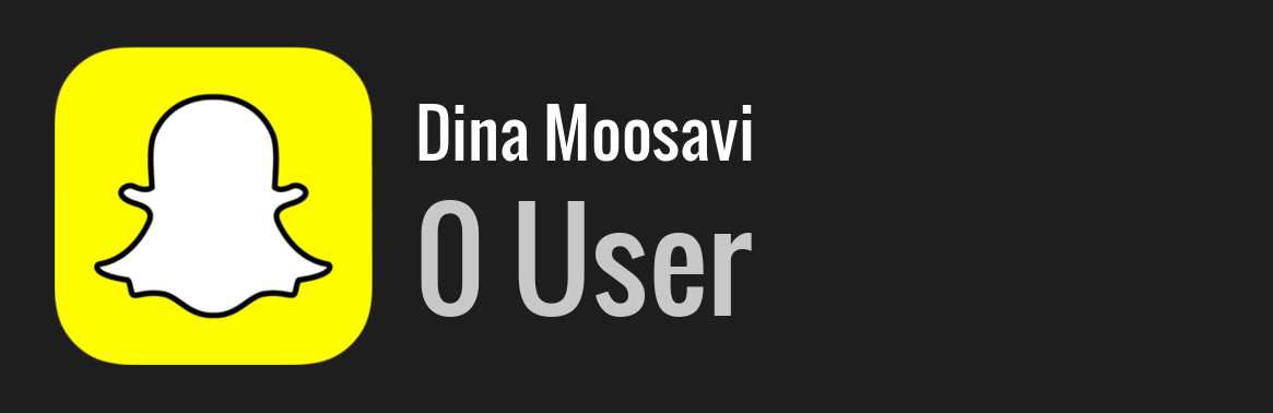 Dina Moosavi snapchat