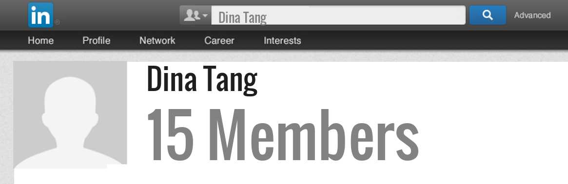 Dina Tang linkedin profile