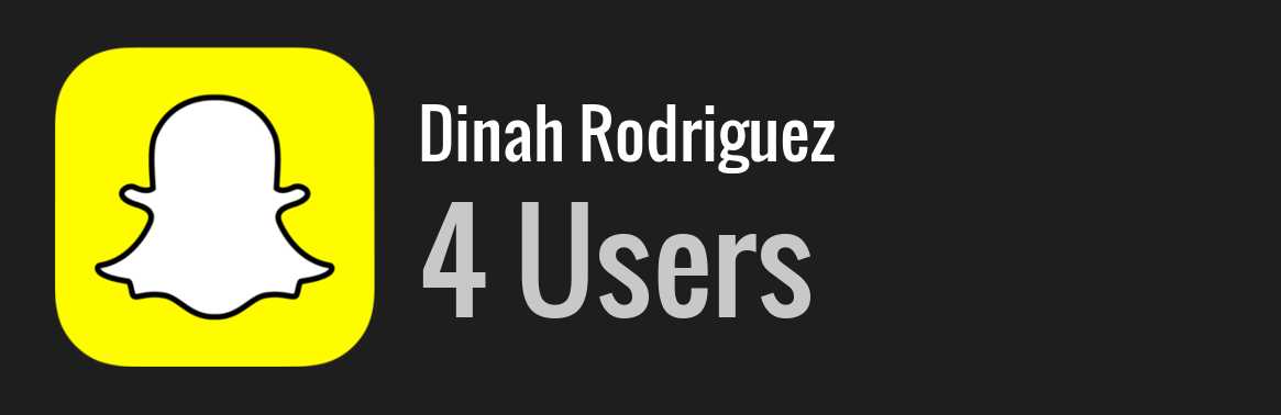 Dinah Rodriguez snapchat