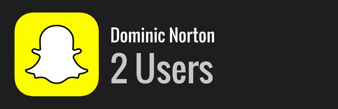 Dominic Norton snapchat