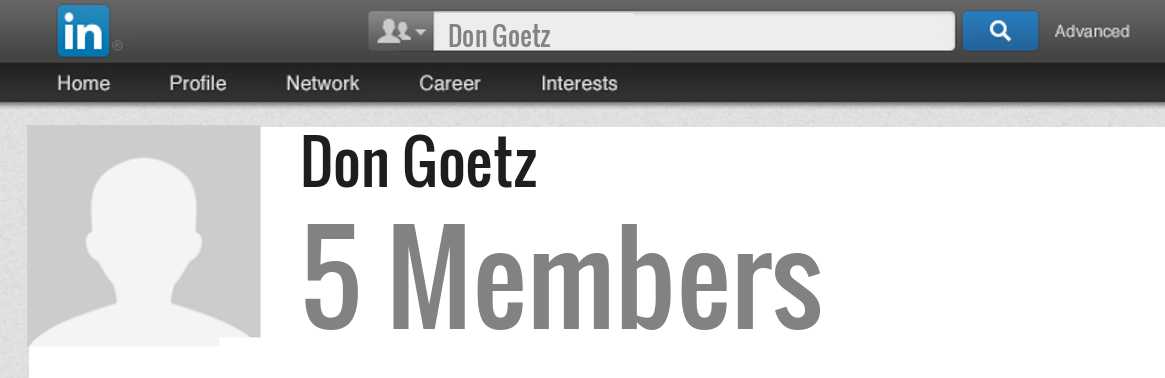 Don Goetz linkedin profile