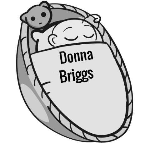 Donna Briggs sleeping baby