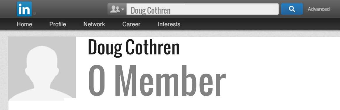 Doug Cothren linkedin profile