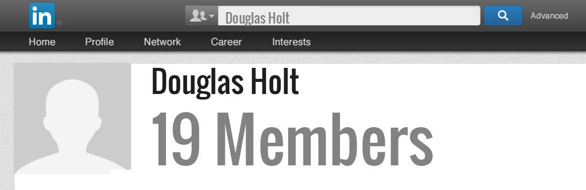 Douglas Holt linkedin profile