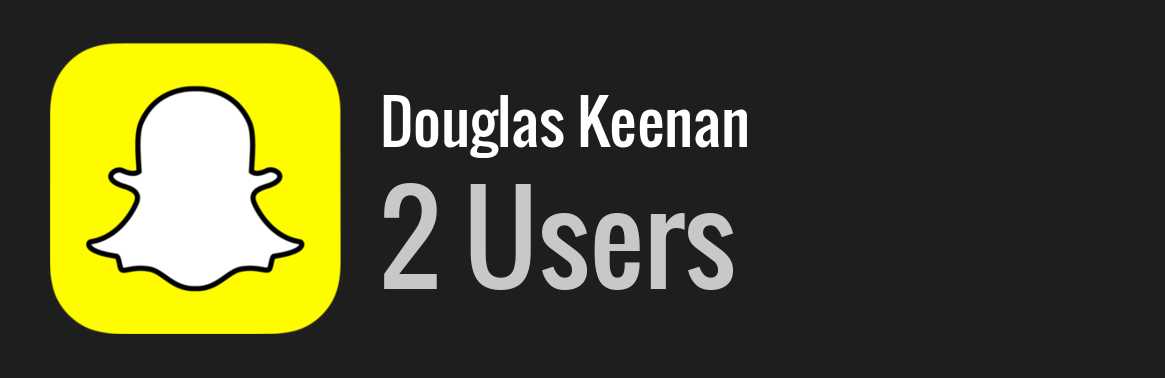 Douglas Keenan snapchat