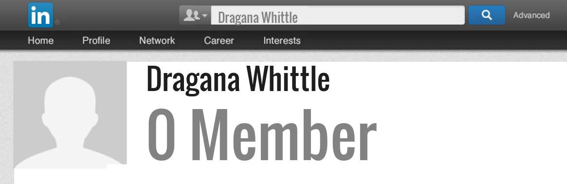 Dragana Whittle linkedin profile