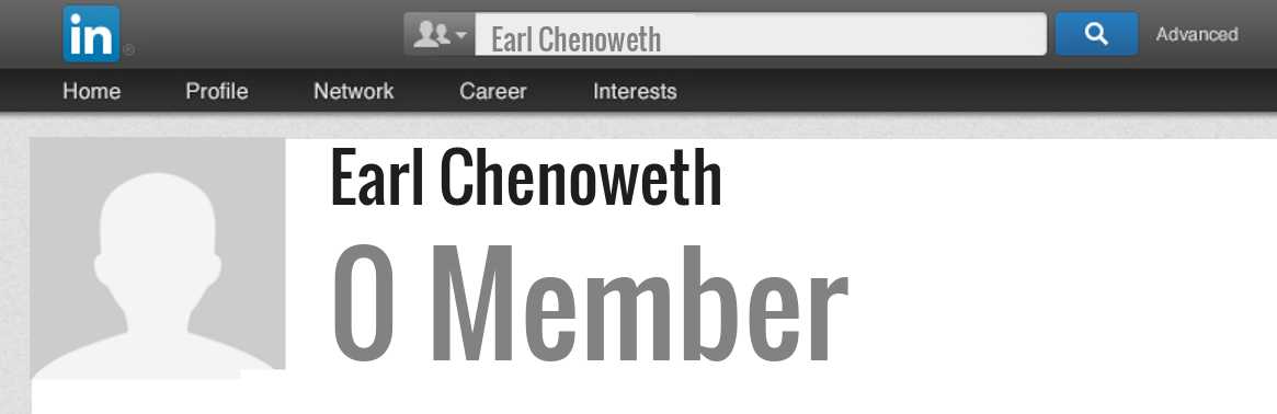Earl Chenoweth linkedin profile