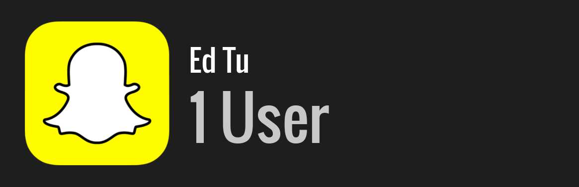Ed Tu snapchat
