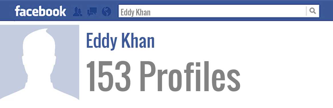 Eddy Khan facebook profiles