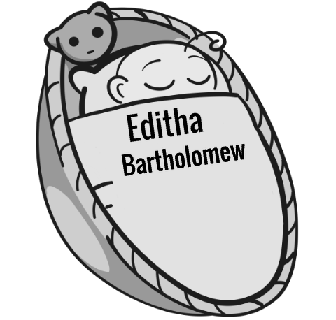 Editha Bartholomew sleeping baby