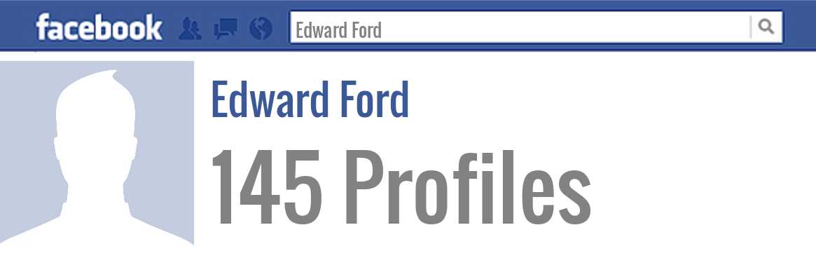 Edward Ford facebook profiles