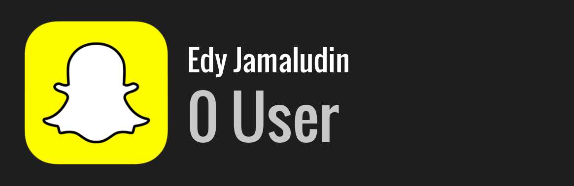 Edy Jamaludin snapchat