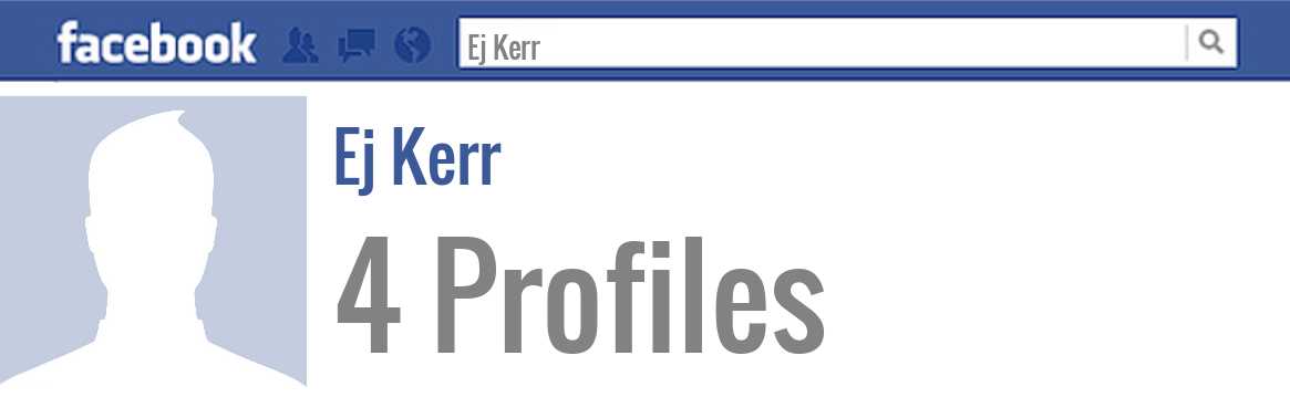 Ej Kerr facebook profiles