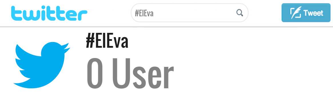 El Eva twitter account