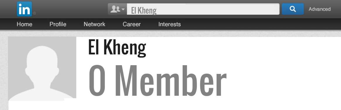 El Kheng linkedin profile