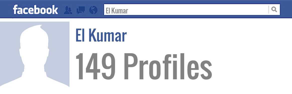 El Kumar facebook profiles