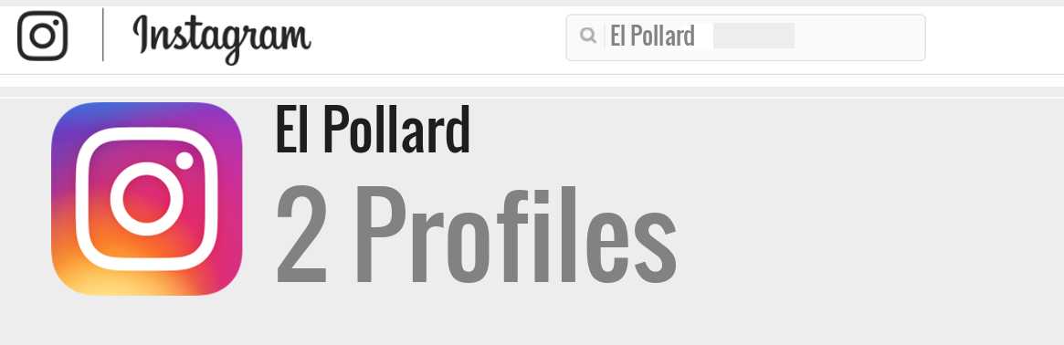 El Pollard instagram account