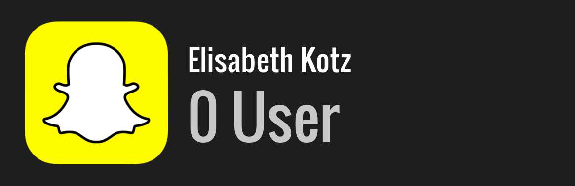 Elisabeth Kotz snapchat