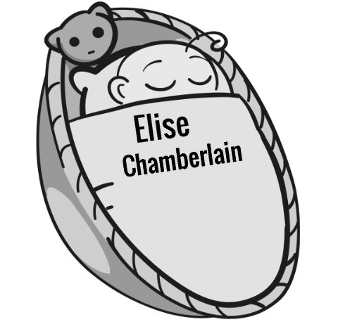 Elise Chamberlain sleeping baby