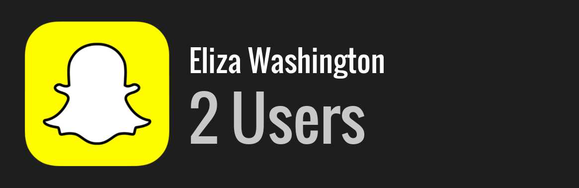 Eliza Washington snapchat