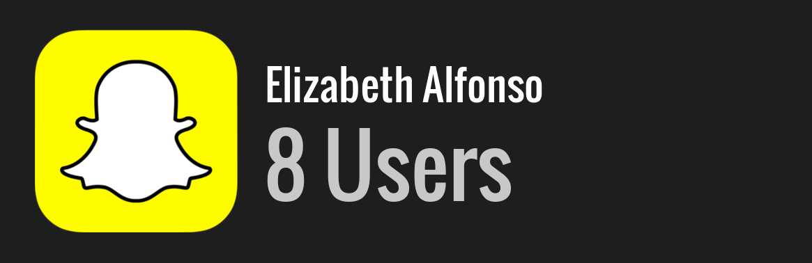 Elizabeth Alfonso snapchat
