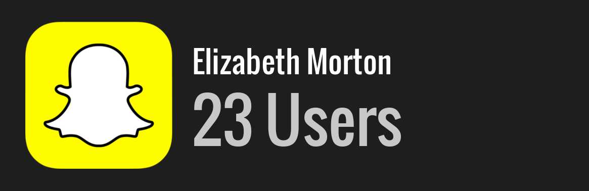 Elizabeth Morton snapchat