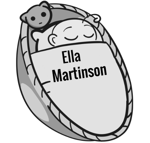 Ella Martinson sleeping baby