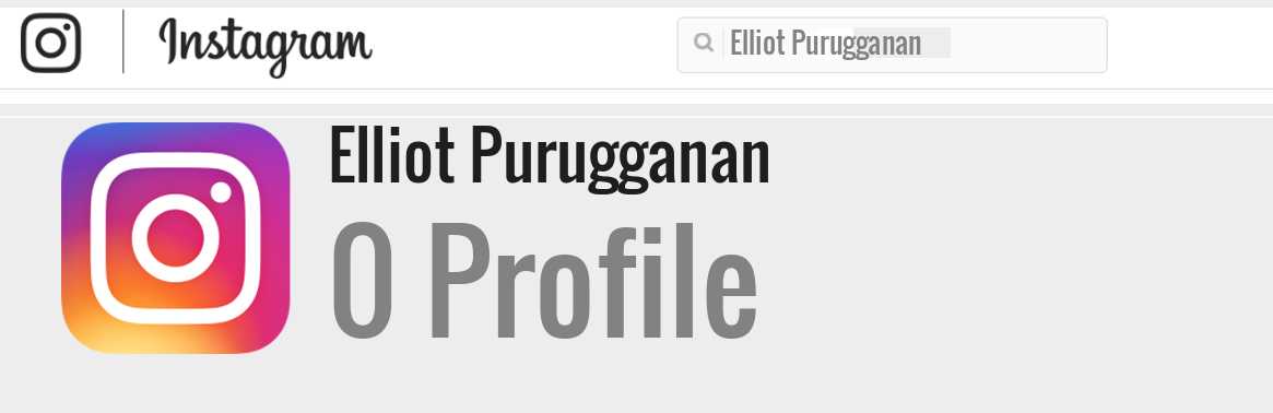 Elliot Purugganan instagram account