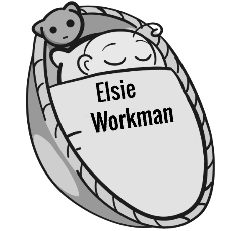 Elsie Workman sleeping baby