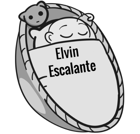 Elvin Escalante sleeping baby