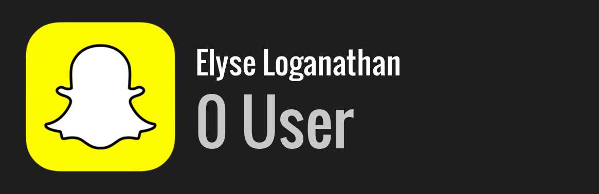 Elyse Loganathan snapchat