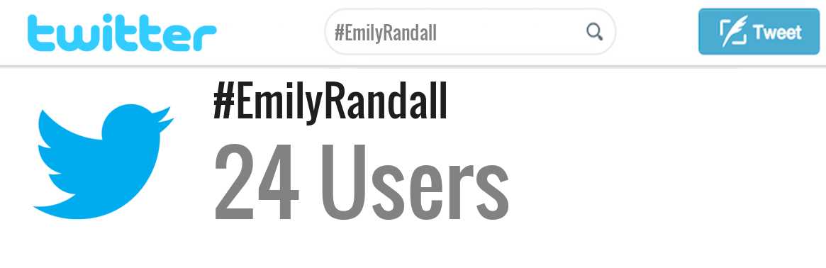 Emily Randall twitter account