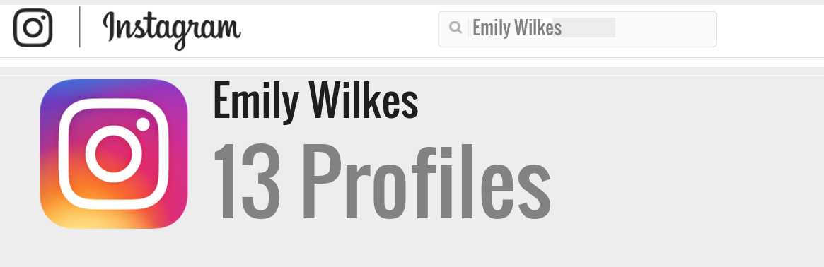 Emily Wilkes instagram account
