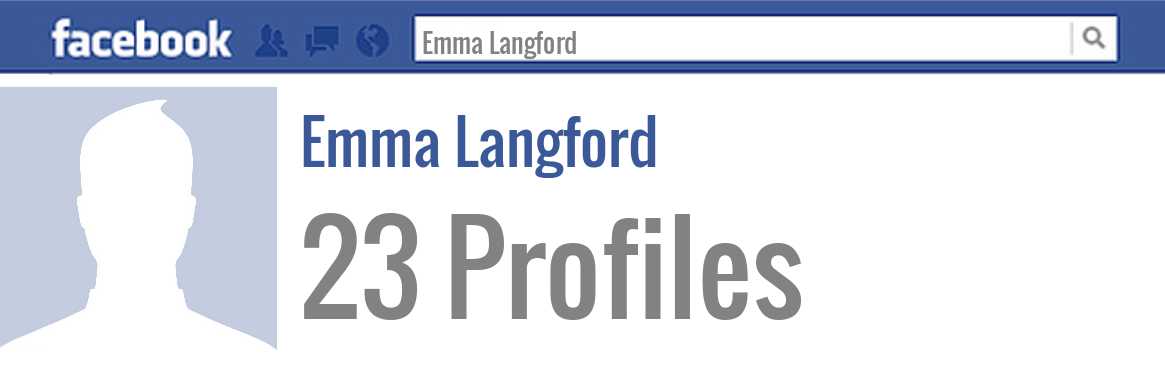 Emma Langford facebook profiles