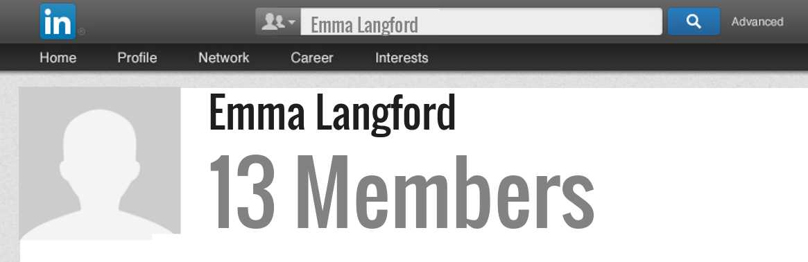 Emma Langford linkedin profile