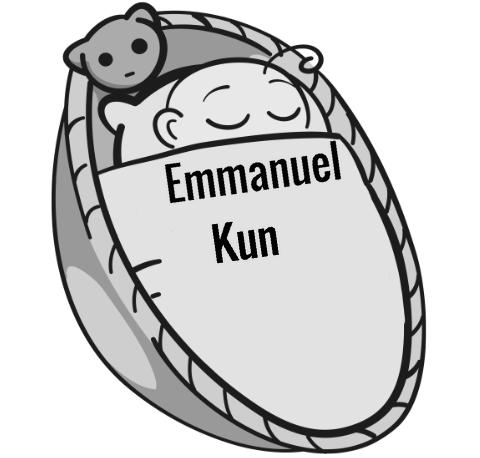 Emmanuel Kun sleeping baby