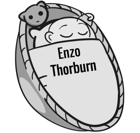Enzo Thorburn sleeping baby