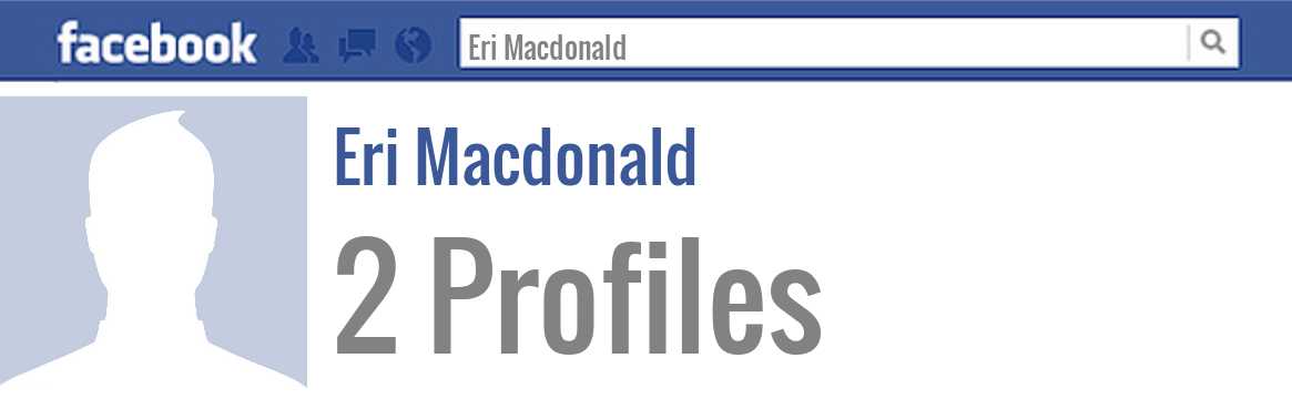 Eri Macdonald facebook profiles