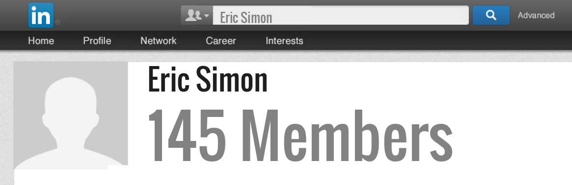 Eric Simon linkedin profile